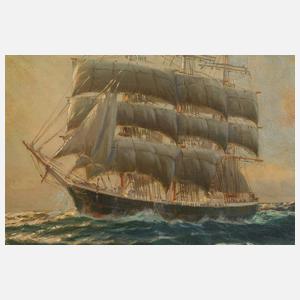 Segler im Abendlicht