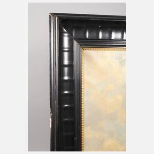 Landschaft mit durchbrechender Sonne