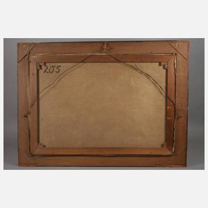 Landschaft mit durchbrechender Sonne