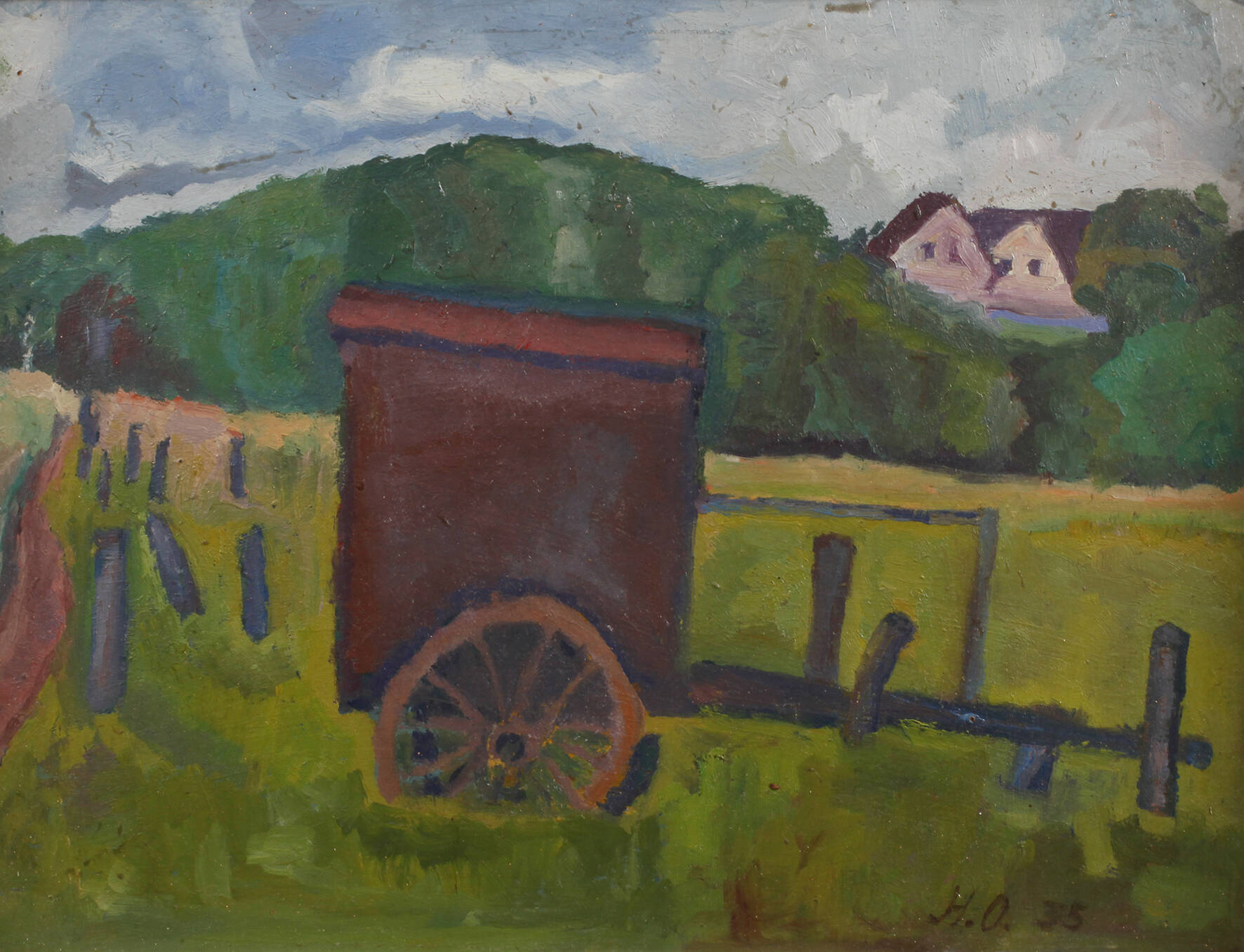 Monogrammist H.O., Tränke auf der Weide