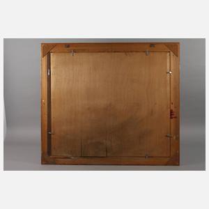 Sommerliche Mittelgebirgslandschaft mit Vogelscheuche