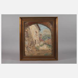 Slowakische Dorflandschaft