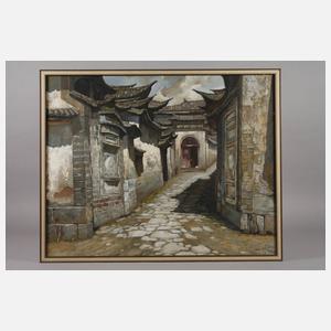 Chinesische Straßenszene