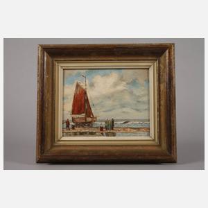 Nach der Heimkehr vom Fischen