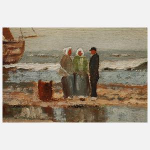 Nach der Heimkehr vom Fischen