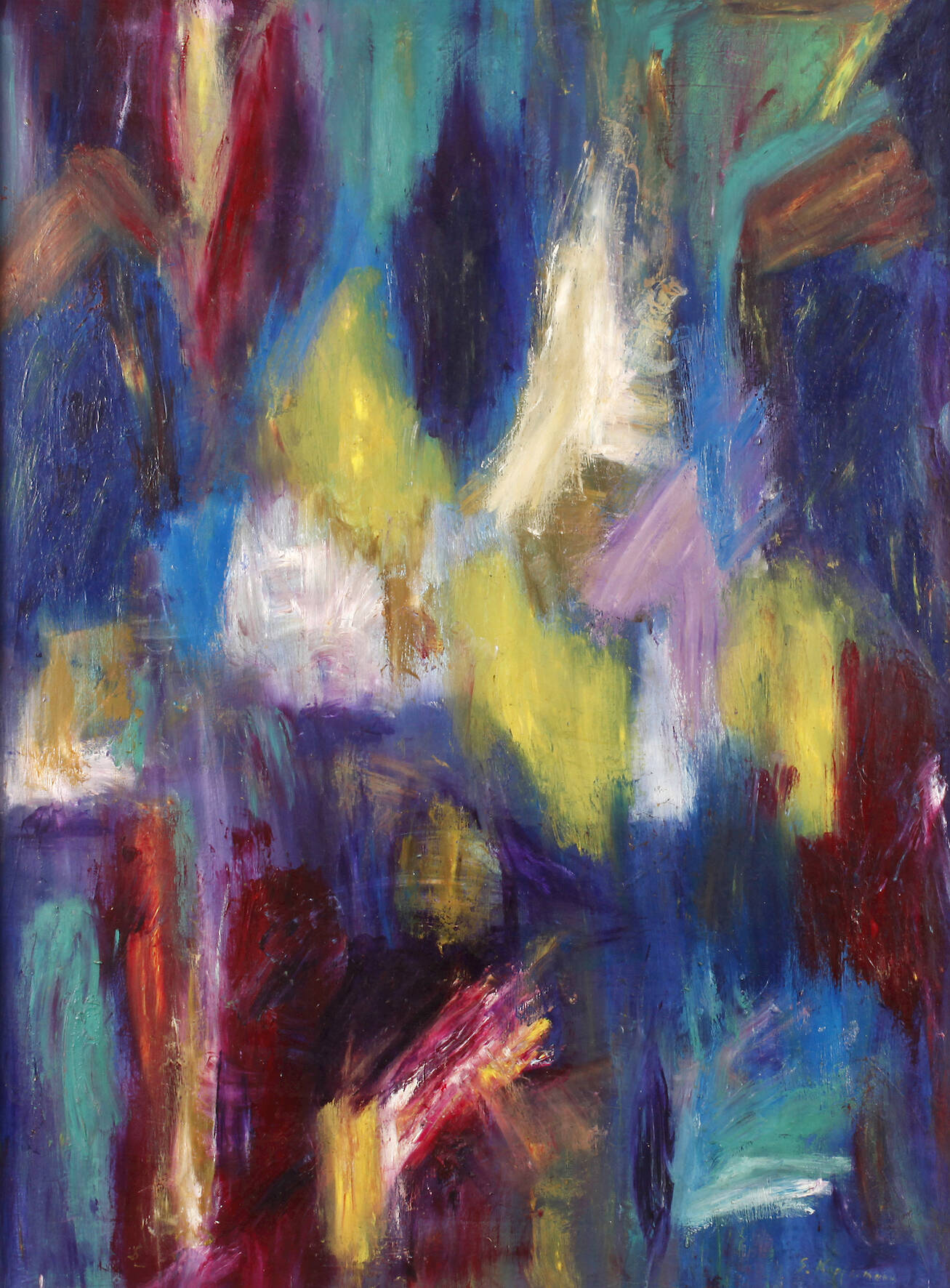 Sigrid Kopfermann, abstrakter Farbfluss