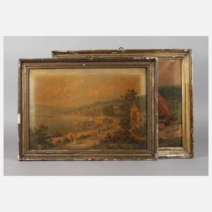 Paar breite Berliner Leisten