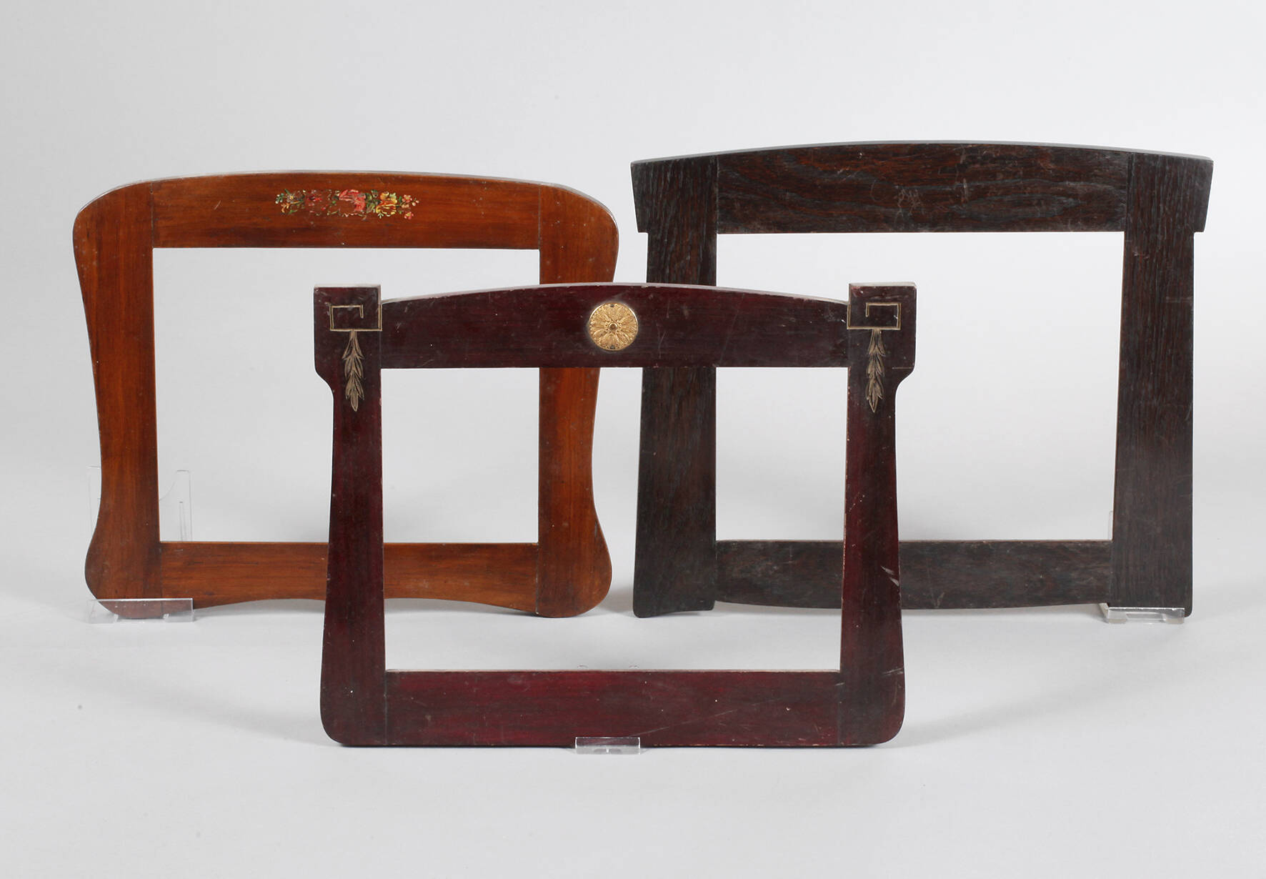 Drei Jugendstilrahmen