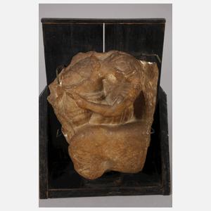 Etruskische Alabasterurnenfragmente aus Volterra