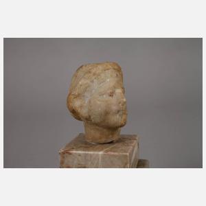 Etruskische Alabasterurnenfragmente aus Volterra