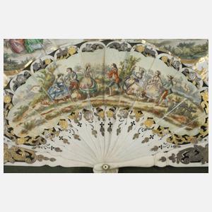 Feiner Fächer Elfenbein