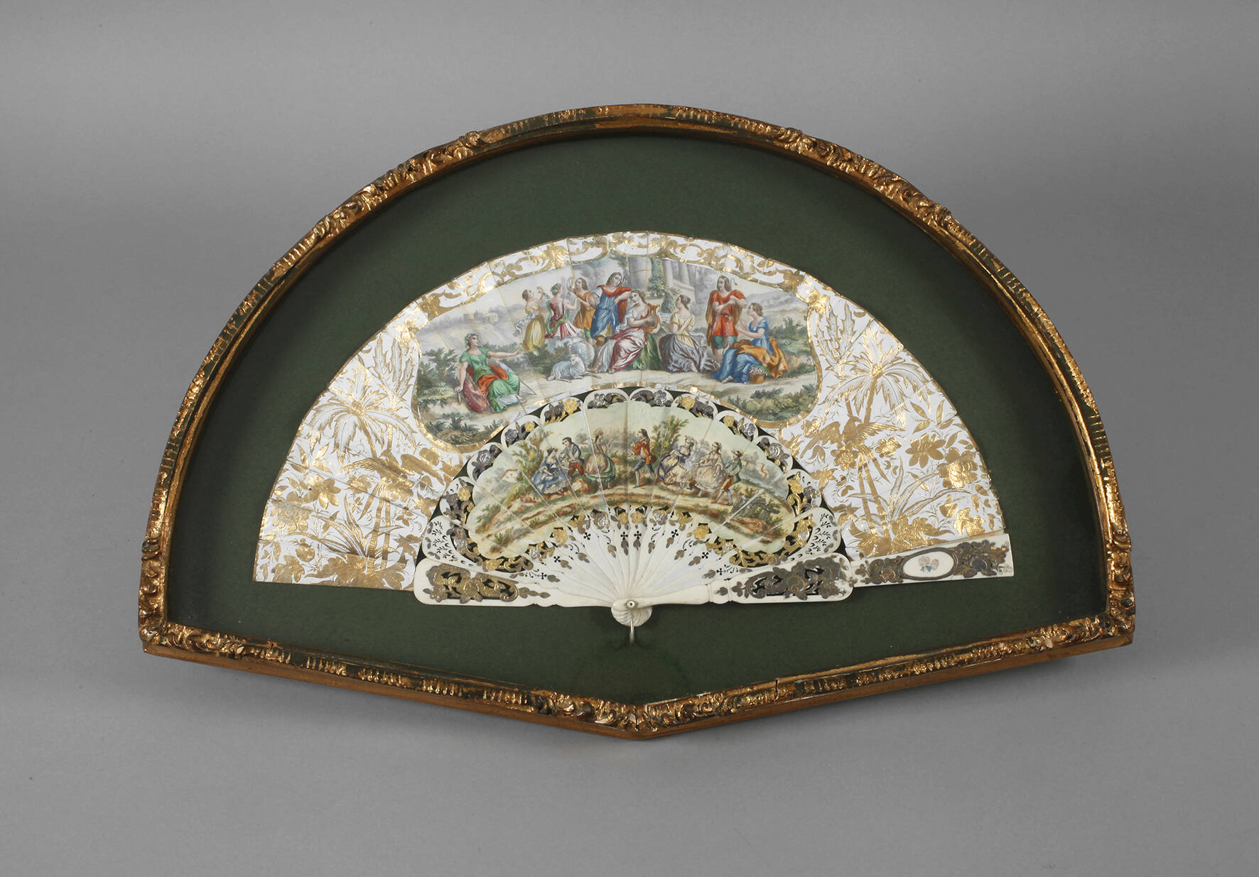 Feiner Fächer Elfenbein