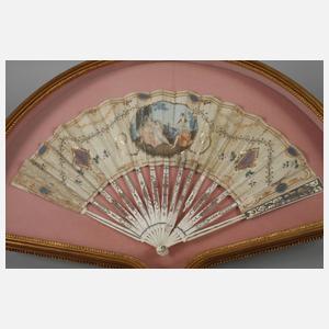 Feiner Fächer Elfenbein