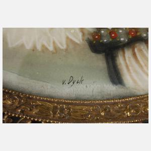 Drei Elfenbeinminiaturen