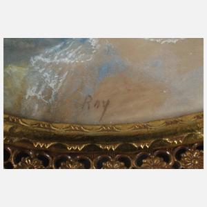 Drei Elfenbeinminiaturen