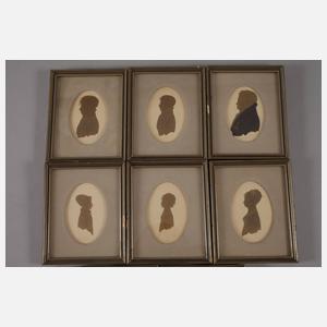 Konvolut Schattenrisse