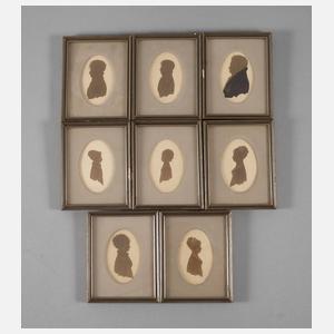 Konvolut Schattenrisse