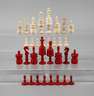 Satz Schachfiguren
