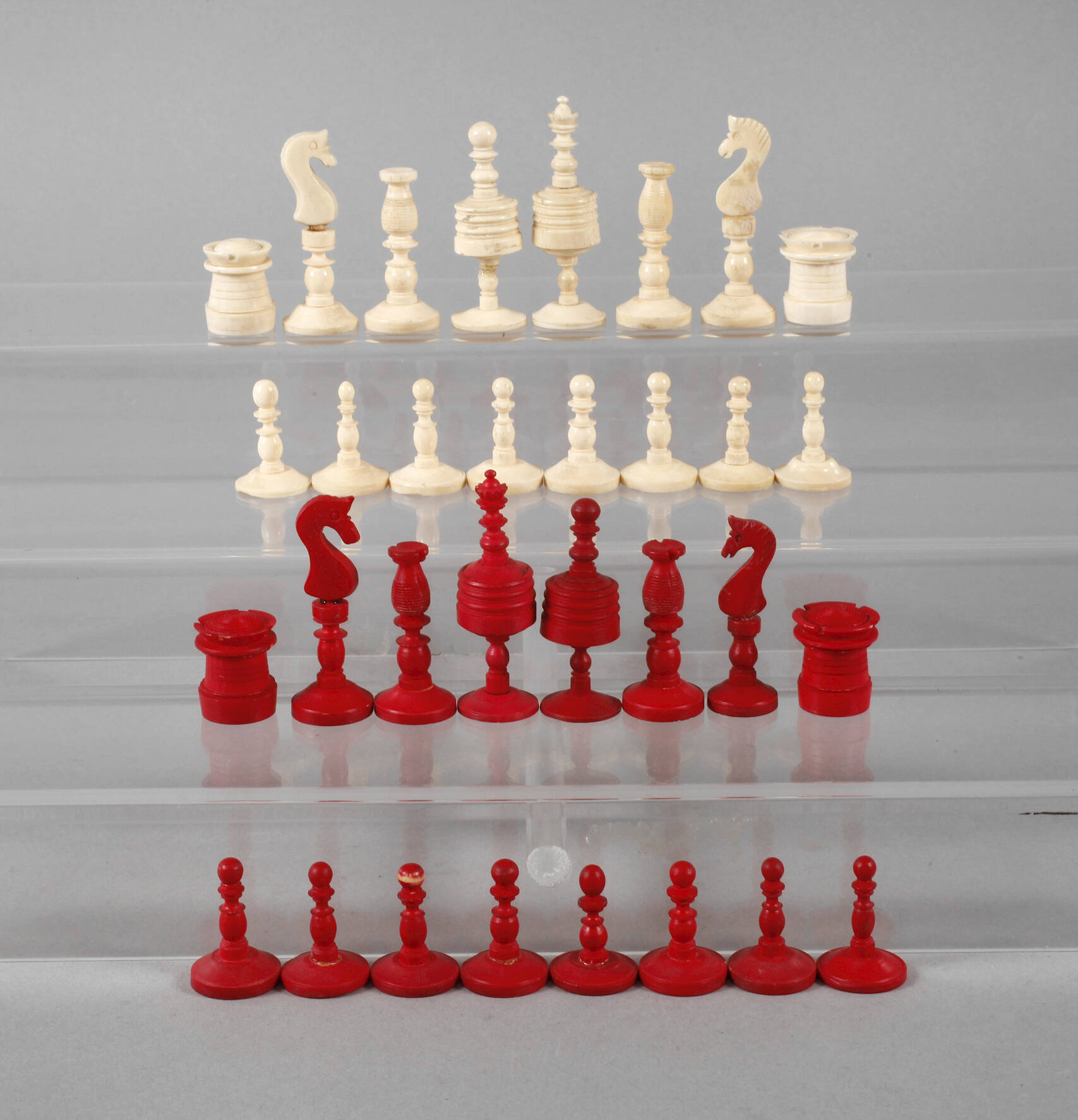 Satz Schachfiguren