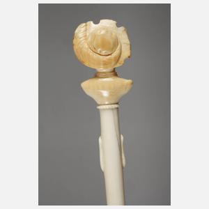 Flanierstock Elfenbein