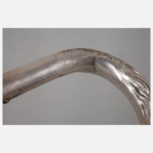 Spazierstock Silber