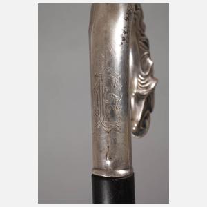 Spazierstock Silber