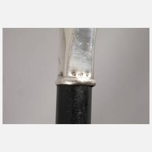 Spazierstock Silber