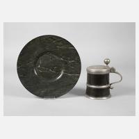 Teller und Humpen Serpentin111