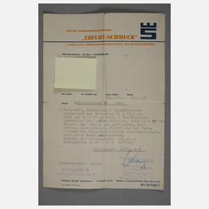 Prunkvolle Dreifach-Petschaft