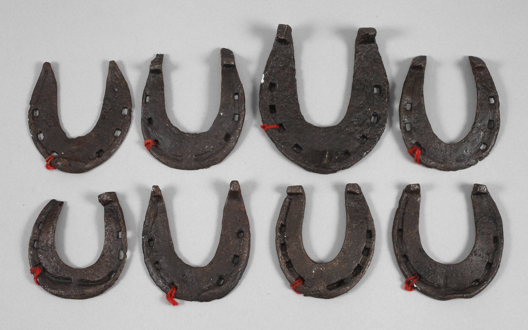 Sammlung historische Hufeisen