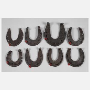 Sammlung historische Hufeisen