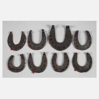 Sammlung historische Hufeisen111