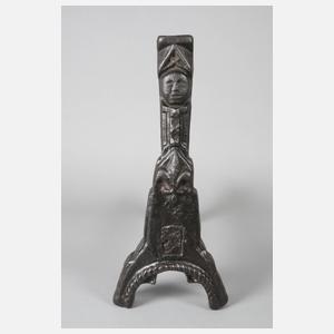 Paar gotische Kaminböcke