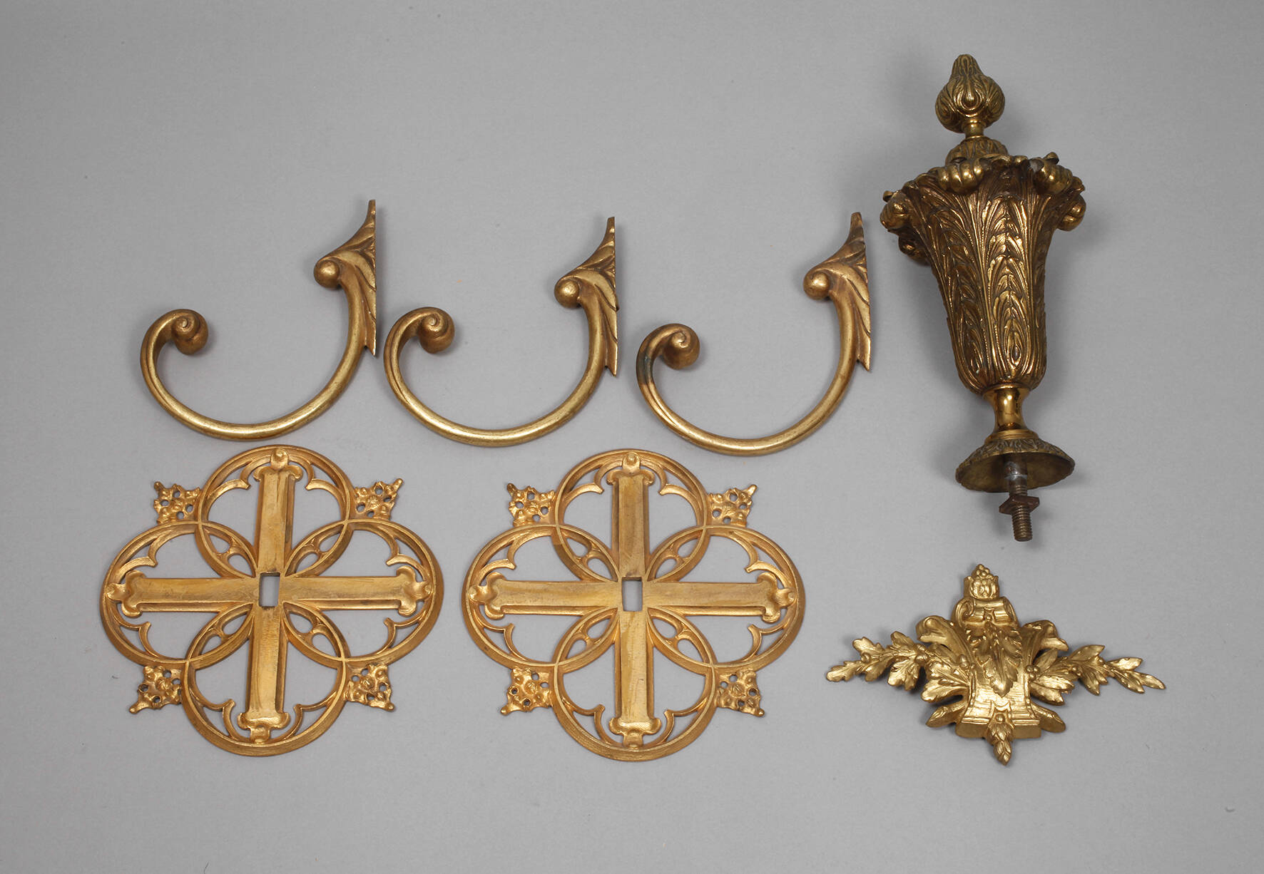 Konvolut Bronzebeschläge