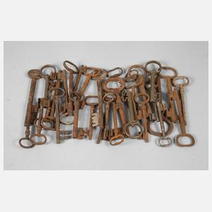 Konvolut historische Schlüssel