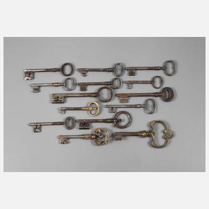 Konvolut historische Schlüssel