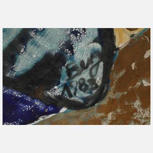 Emaillemalerei Marienbildnis