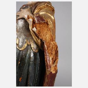 Geschnitzte Heiligenfigur Barock