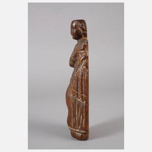 Geschnitzte Heiligenplastik