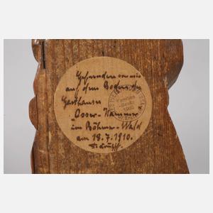 Geschnitzte Heiligenplastik