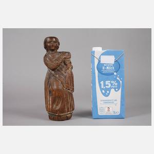 Geschnitzte Heiligenplastik