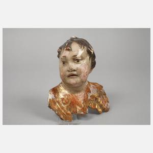 Zwei barocke Puttenhäupter