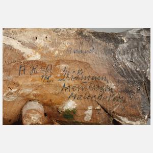 Zwei barocke Puttenhäupter