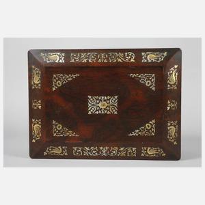 Feine Intarsienschatulle