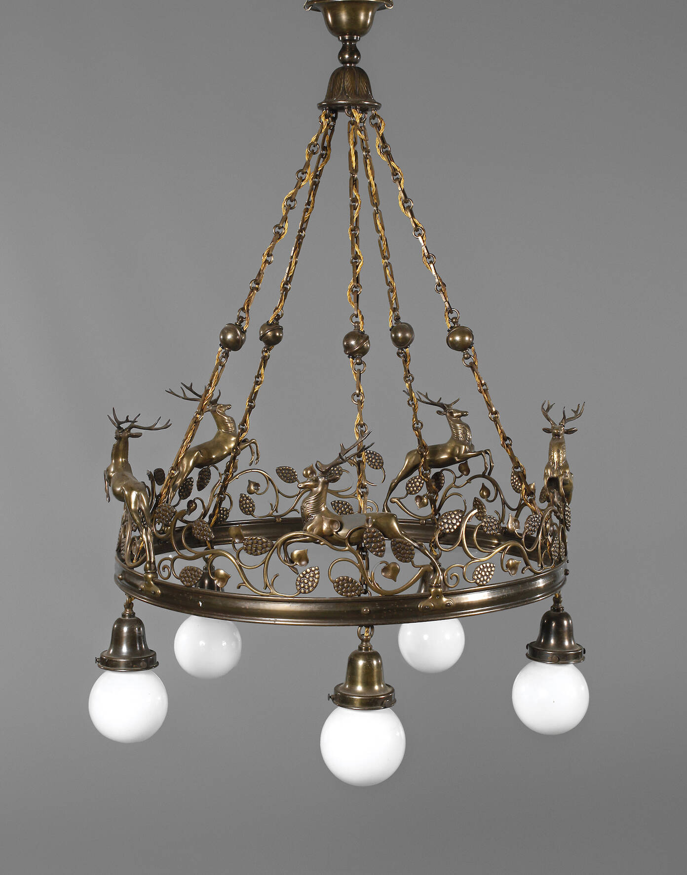 Jagdlicher Radleuchter