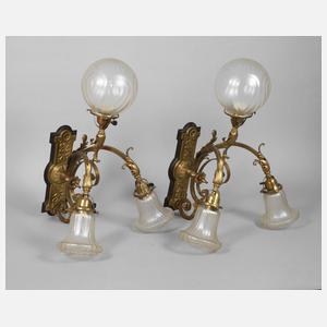 Paar Wandlampen Historismus