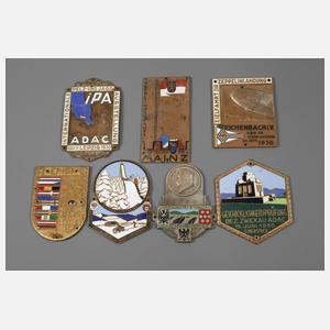 Konvolut Automobilplaketten