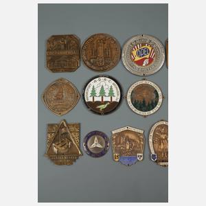 Konvolut Automobilplaketten