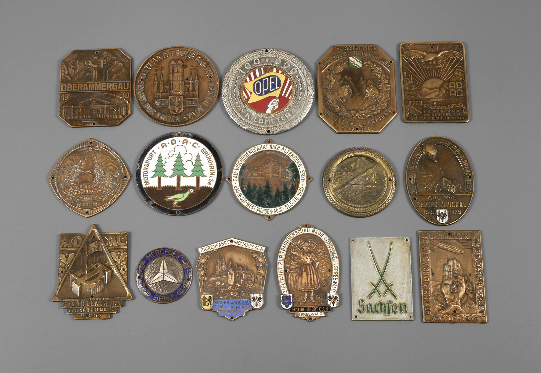 Konvolut Automobilplaketten