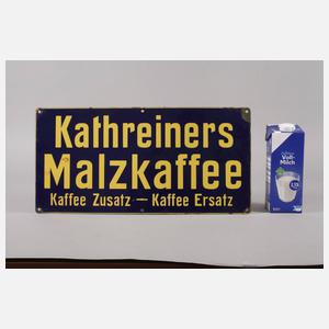 Emailleschild Kathreiner